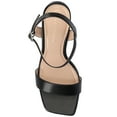 thumbnail image 4 of Journee Womens Tivona Mid Heel Ankle Strap Dress Sandals, Widths Available, 4 of 9