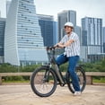thumbnail image 2 of GOTRAX CTI2 27.5" Electric Bike,350W 36V 20mph Shimano 7 Speed City E-Bike for Adult,UL2849, Black, 2 of 10