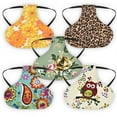 thumbnail image 1 of Pack of 5 Chicken Saddle with Elastic Straps Adjustable Cotton Hens Apron Poultry Protection Jackets Protective Presents, 1 of 9