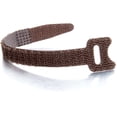 thumbnail image 3 of C2G 6in Hook-and-Loop Cable Management Straps - Brown - 12pk - Brown - 12 Pack, 3 of 4