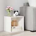 thumbnail image 2 of Costway 1 PCS Cube Storage Organizer Stackable Open Book Shelf for Small Space Storage System White, 2 of 9