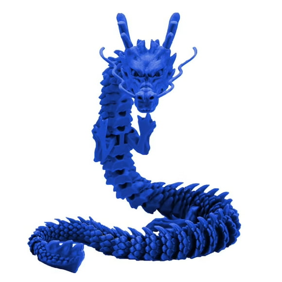 Dragon Articulé Imprimé en 3D, Jouets Dragon Anti-Anxiété, Articulations Rotatives et Posables, Figurines de Modèle de Dragon
