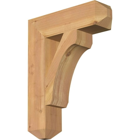 

Ekena Millwork 3 1/2 W x 14 D x 18 H Legacy Craftsman Smooth Bracket Western Red Cedar