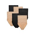 thumbnail image 5 of Angelina Seamless Shaper Briefs with Double Layer Waist (6-Pack), 5 of 5