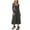 Gray, variant on cocolona Womens Fall Long Sleeve Dress Fashion Solid Color Pleated Flowy Midi Dress Wedding Guest Dress