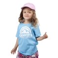 thumbnail image 2 of Gravity Outdoor Co. T-Shirt de Performance pour Jeunes - Logo Blanc - Lime - Grand, 2 of 2