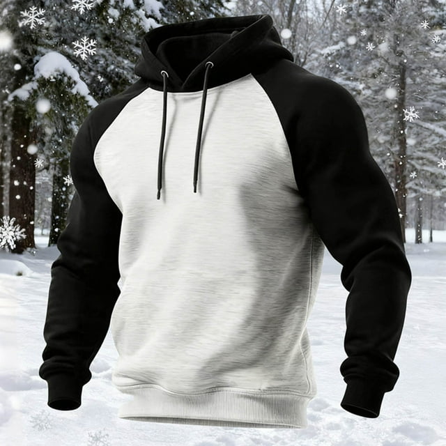 pstuiky manga larga para hombre, Sudadera con capucha y manga larga con bloques de color para hombre camisetas de hombre s