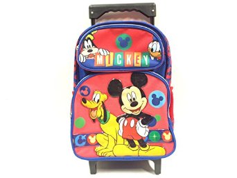 Small Rolling Backpack - - Mickey Mouse And Friends New 632281