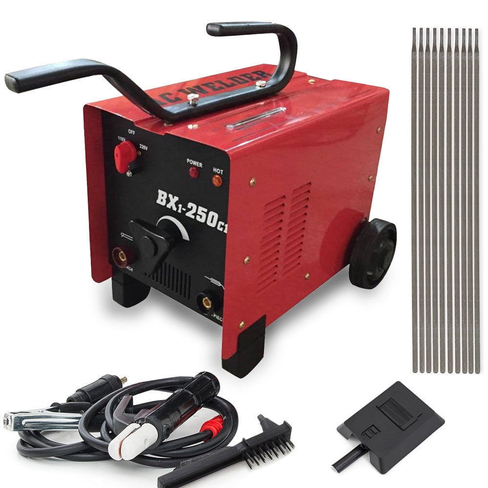 Zimtown ARC Stick Welder, Dual 110V/220V Voltage 250 Amp Welding Machine Include Accessories Set