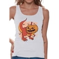 thumbnail image 1 of Awkward Styles Halloween Sleeveless Shirt Pumpkin Dinosaur Tank Top for Women, 1 of 4