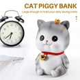 thumbnail image 5 of Cute Cat Decorative Saving Bank,Home Decoration Coin Bank,Eyes Open, 5 of 8