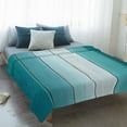 thumbnail image 4 of Aqua Ombre Blanket Soft Cozy Warm Throw Blanket for Couch, Plush Fuzzy Flannel Fleece Blankets for Sofa, Vintage Country Wooden Bed Blankets Lightweight Gifts for Women, 40"x50", 4 of 9