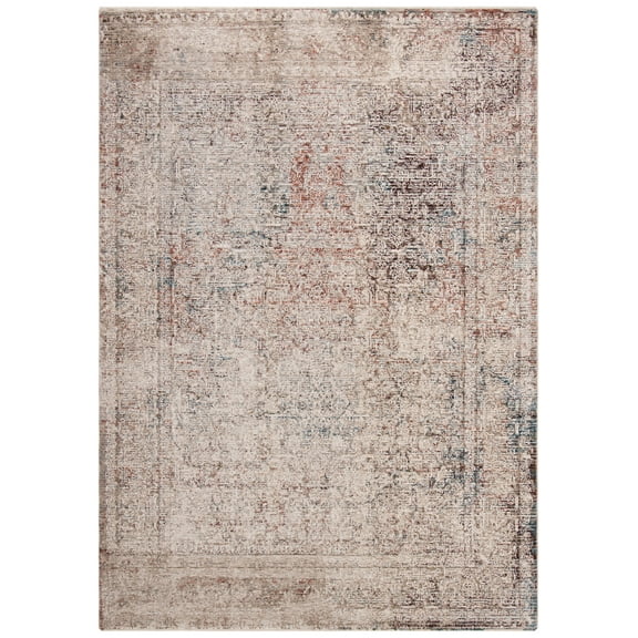 SAFAVIEH Limitee Matthew Bordered Area Rug, Beige, 8' x 10'