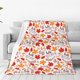 thumbnail image 1 of Fotbe Hello Autumn Maple Leaf Manta de Franela Acolchonada con Estampado, Súper Suave y Esponjosa, Extra Grande para Sofá, Cama, Uso Todo el Año-60"x50", 1 of 7