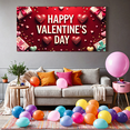 thumbnail image 5 of LUUFILx Valentine's Day Backdrop Love Decoration Celebration Valentine's Party Banner Romantic Photography Props Background Decors Party Supplies, 5 of 8