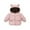 Pink, variant on Krdevn Toddler Kids Baby Boys Girls Winter Warm Solid Coats Bear Ears Hooded Padded Jacket Outwear,Fall Clothes,Size:12-18 Months