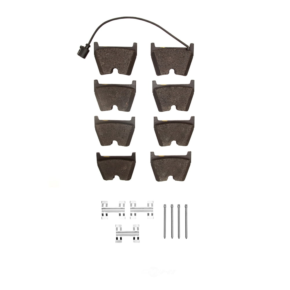 Dynamic Friction Company 1551-2099-11 DFC 5000 Advanced Brake Pads - Ceramic and Hardware Kit - OE