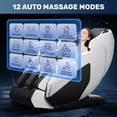thumbnail image 4 of 2026 Upgraded Massage Chair Full Body Zero Gravity 4D SL Track Yoga Stretching, AI Voice, White, 4 of 10