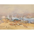 thumbnail image 2 of Franz Kopallik 24x19 Black Ornate Framed Double Matted Museum Art Print Titled: St Petersburg, 2 of 5