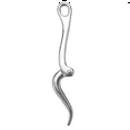 10X 100mm Pelican Hook & Eye with Quick Release Link Stainless Steel
