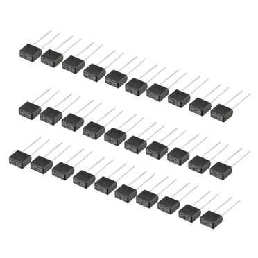 PCB Circuit Protection 10Pcs T2A 2A 250V Slow Blow Fuses | DIP Mounted Miniature Cylinder Fuses For Electronics Repair DIP Fuses