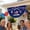 D, variant on Half-Round Patriotic Bunting Banner, USA 250th Anniversary Independence Day Polyester Flag for Yard & Porch Decor, 35.4 * 17.7 Inch