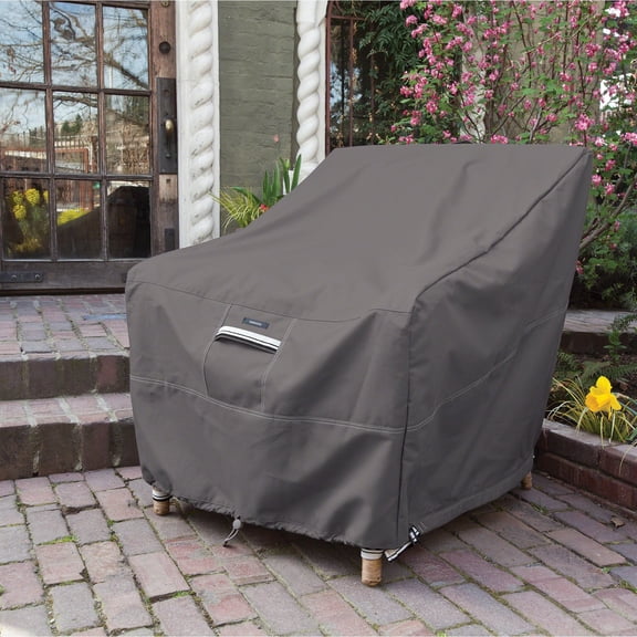 Classic Accessories Ravenna® Adirondack Chair Cover - Premium Outdoor Furniture Cover with Water Resistant Fabric (55-165-015101-EC)