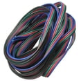 thumbnail image 4 of 4X 4 del Cable de Alambre Conector de Ampliacion para la Tira del RGB LED 3528 5050 Conector Colorido 5M, 4 of 5
