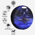 thumbnail image 6 of Kdxio Steel Skull for Tire Cover Wheel Protectors Tyre Covers Weatherproof Wheel Covers Universal Fit for Trailer Rv SUV Truck Camper Travel Trailers 16 inch, 6 of 8