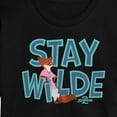 thumbnail image 3 of Zootopia 2 - Nick The Fox Stay Wilde - Juniors Cropped Short Sleeve Graphic T-Shirt, 3 of 5