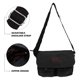 thumbnail image 4 of 1pc Vintage Canvas Bag Casual Bag Hombres Single Shoulder Bag Male Messenger Bag, 4 of 6