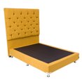 thumbnail image 3 of Box Base Cama + Cabecera Capri Matrimonial Mostaza Dicasa Capri Bless, 3 of 8