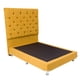 thumbnail image 3 of Box Base Cama + Cabecera Capri Matrimonial Mostaza Dicasa Capri Bless, 3 of 8