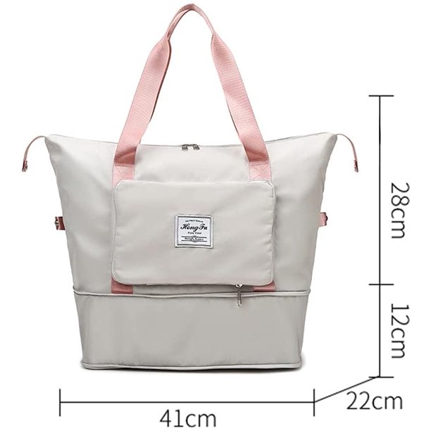 Sac de Voyage pour Femme, Sac de Sport Pliable pour Femme, Sac de