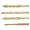 Gold, variant on 4Pcs 6/8/10/12mm Highs Strength Oblique Head Eccentric Drill Bit for Metal Glass Plastic