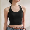 thumbnail image 2 of Bra for Women with Hanging Neck Design, Removable Chest Pads, Seamless Tube Top Style, Backless Support, Stretch Polyester Fabric, for Daily Wear, 2 of 6