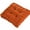 Orange, variant on Pebbuoy 40x40cm Floor Pillow, Square Floor Cushion, Thick Soft Chair Seat Room Tatami Cushion for Home Decoration 1Pc