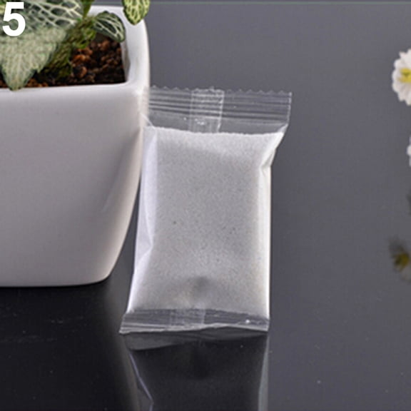 Farfi 1 Bag Colorful Quartz Sand Miniature Tank Aquarium Bonsai Pot Fairy Garden Decor (White)