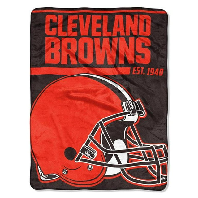 The Northwest Co 1NFL-05903-0005-RET NFL - Cleveland Browns Micro 40 Yard Dash Throw Blanket