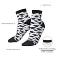 thumbnail image 4 of Uemuo Graduation Hats Printed Crew Socks, Moisture-Wicking Socks, Athletic Socks for Men Breathable Cushion Socks Casual Sport Socks for Running Traveling, 4 of 6