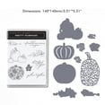 thumbnail image 4 of Inteprter Juego de moldes para álbum de recortes de Halloween, tarjetas de felicitación, Kit de plantilla de estampado artesanal, suministros Kits de decoración para fiestas, 4 of 6