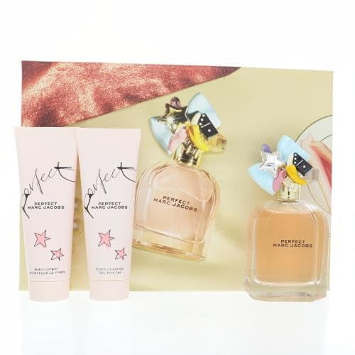 Marc Jacobs Perfect, Fresh 3 Piece Gift Set for Women, Eau de