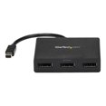 thumbnail image 2 of StarTech.com 3-Port Multi Monitor Adapter, Mini DisplayPort 1.2 to 3x DisplayPort MST Hub, Triple 1080p or Dual 4K 30Hz, mDP to DP MST Video Splitter for Extended Desktop on Windows PCs - Multi Stream Transport (MSTMDP123DP) - Video splitter - 3 x DisplayPort - desktop - AC 100/230 V - for P/N: SVA5N3NEUA, 2 of 7