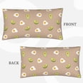 thumbnail image 3 of Easygdp Egg and Avocado Envelope Closure Pillowcase - 20x36in, Queen Pillowcase, Breathable, Stain-Resistant, Wrinkle-Free, 3 of 9