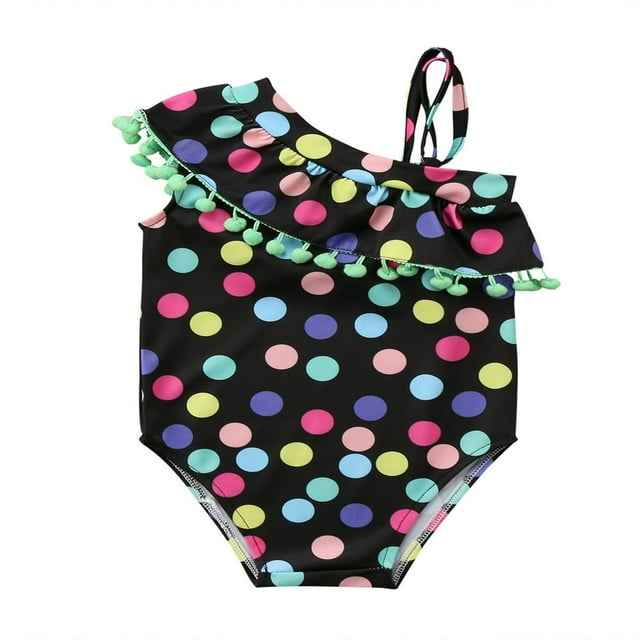 Maillot de Bain Bikini à Volants pour Bébé Fille
