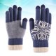thumbnail image 3 of EeaseMX 1 par de guantes gruesos para pantalla táctil, de punto, cálidos, resistentes al viento, de invierno, para hombre (azul oscuro), 3 of 7