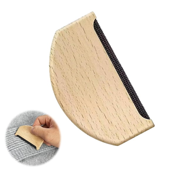 3 Pcs Wool Cashmere Comb for Sweater Pilling,Manual Portable Fuzz Remover for Clothing and Garments,Wooden Fabric Lint Shaver for Knitwear Coats,Delicate Pill Remover Brush Tool