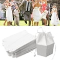 thumbnail image 2 of YISITIAN 50Pcs Hexagonal Marble Wedding Candy Box for Guests, Elegant Mini Candy with Bow Ribbons Boxes, Baby Shower Birthday Decoration Bridal Favor, MultiPurpose Use, (White Paper) CJ919-11358, 2 of 4