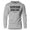 Sport Grey, variant on SILVER HAIR, IRON CORE Lightweight Long Sleeve Hooded T-Shirt for Men – Funny Workout Hoodie, Athletic Fitness Shirt for Older Lifters