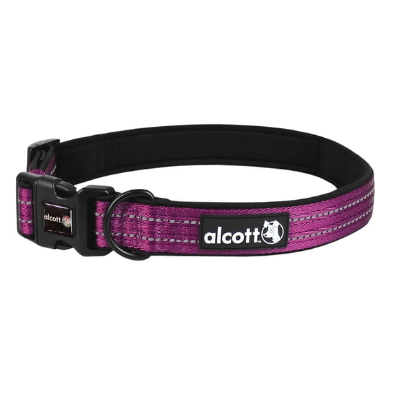 alcott Adventure Dog Collar, Purple, X-Large